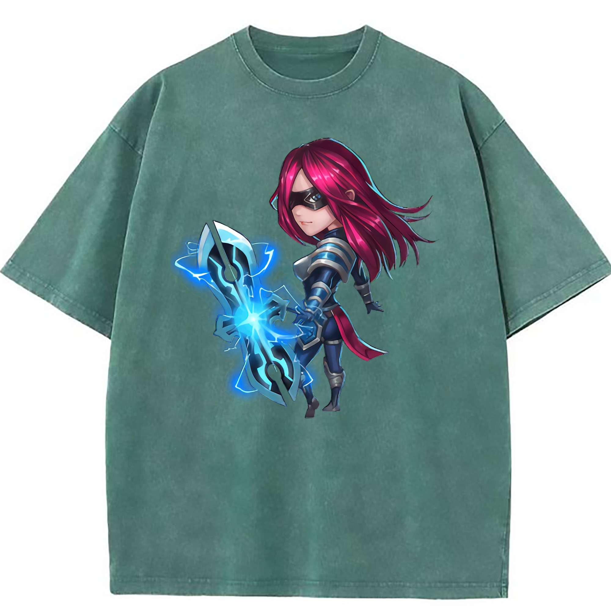 （画像用） リーグ・オブ・レジェンド League of Legends LOL 綿100% ヴィンテージ風 半袖Tシャツ（フロントプリント）